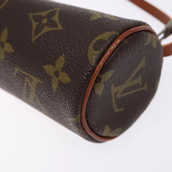 LOUIS VUITTON Monogram Papillon Pouch LV Auth - Picture 14 of 16
